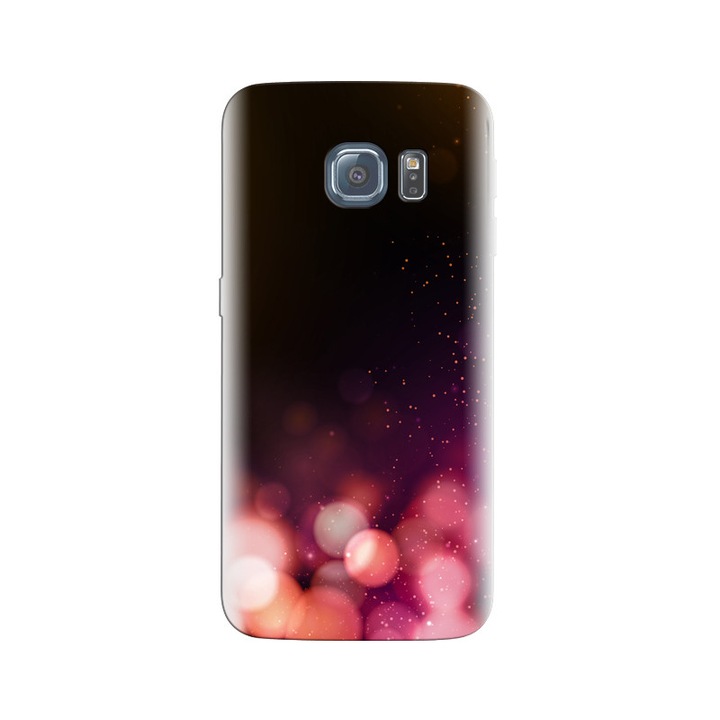 Husa din silicon compatibila cu Samsung Galaxy S7 Edge - model Lights