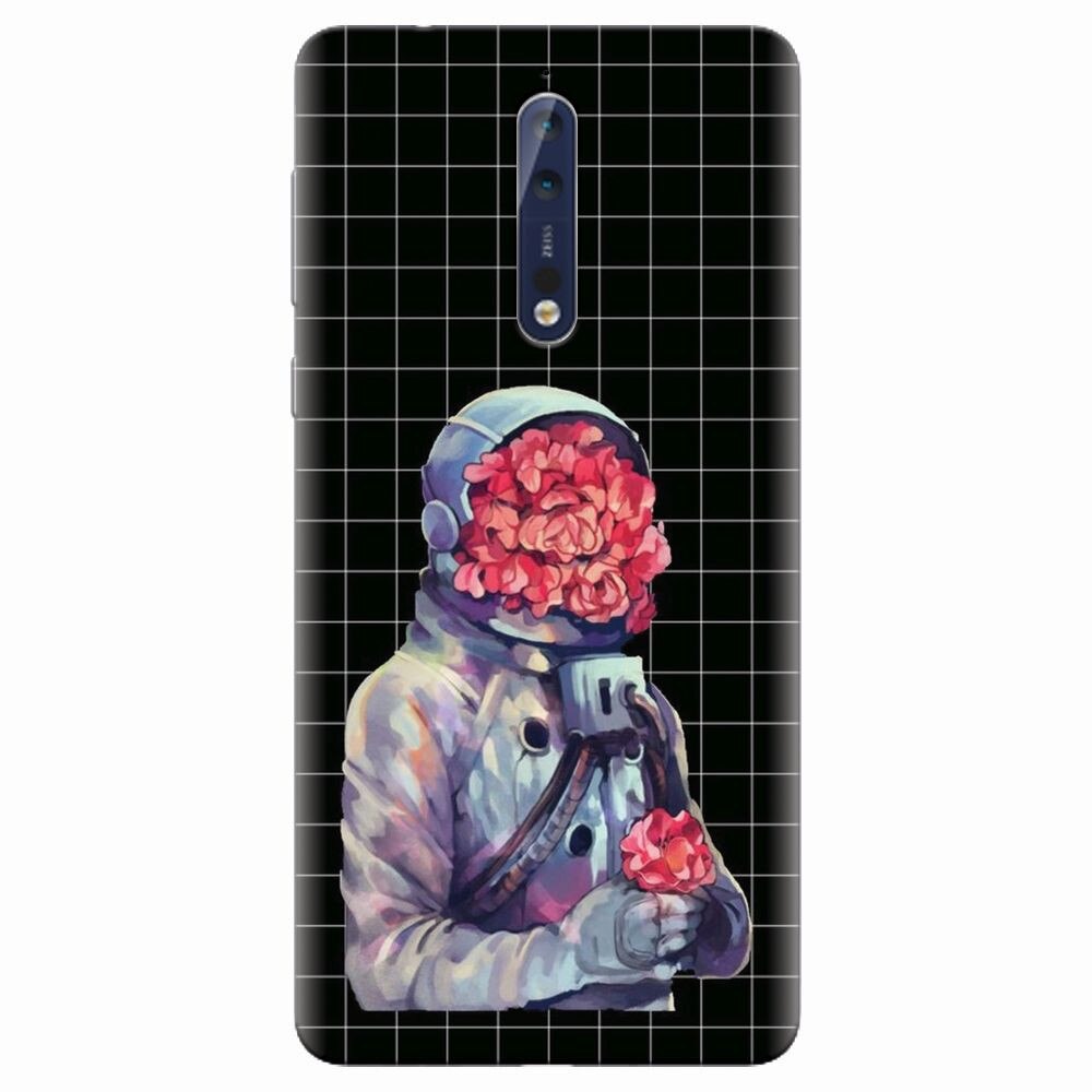 Husa silicon pentru Nokia 8, Astronaut Love