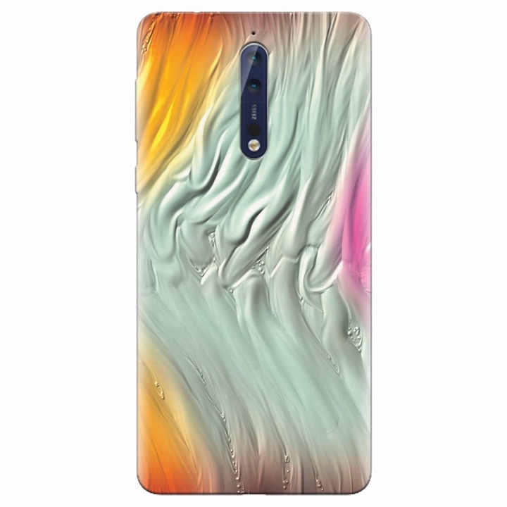 Силиконов кейс за Nokia 8, Атрактивен абстрактен дизайн