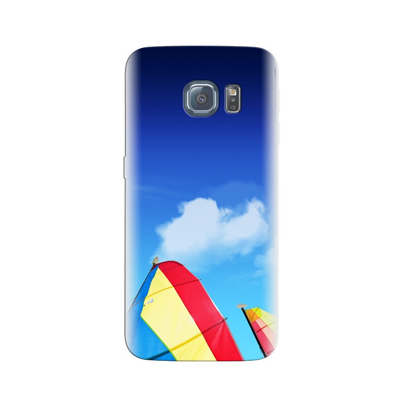 Husa Samsung S7 Lenovo Stock Blue Sky Colorful Boats