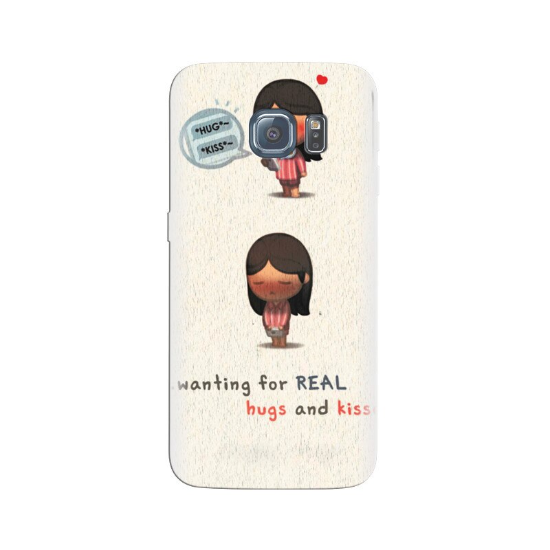 Husa Samsung S6 Edge Love Is Hug And Kiss