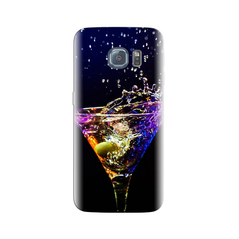 Husa Samsung S7 Edge Martini Cocktail Alcohol Splash Drops Olive