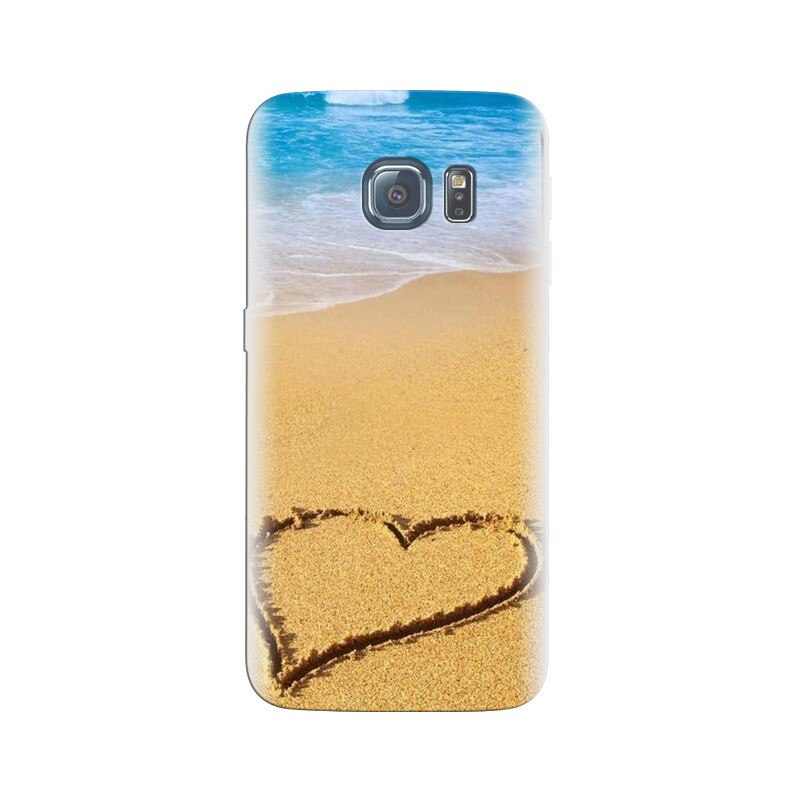 Husa Samsung S7 Love Heart On The Sand Valentines Surprise