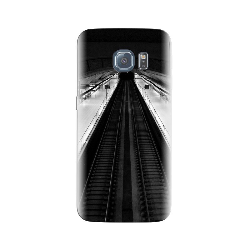 Husa Samsung S6 Madrid Subway Black And White Top View