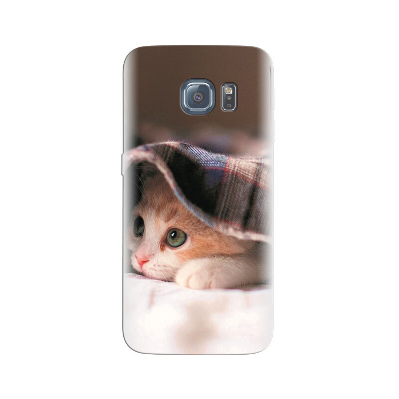 Husa Samsung S7 Lovely Cute Cat Sleeping Wide Background