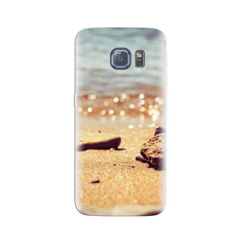 Husa Samsung S6 Macro Beach Bokeh Water Rocks Summer