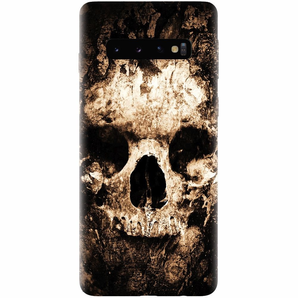 Husa silicon pentru Samsung Galaxy S10 Plus, Zombie Skull