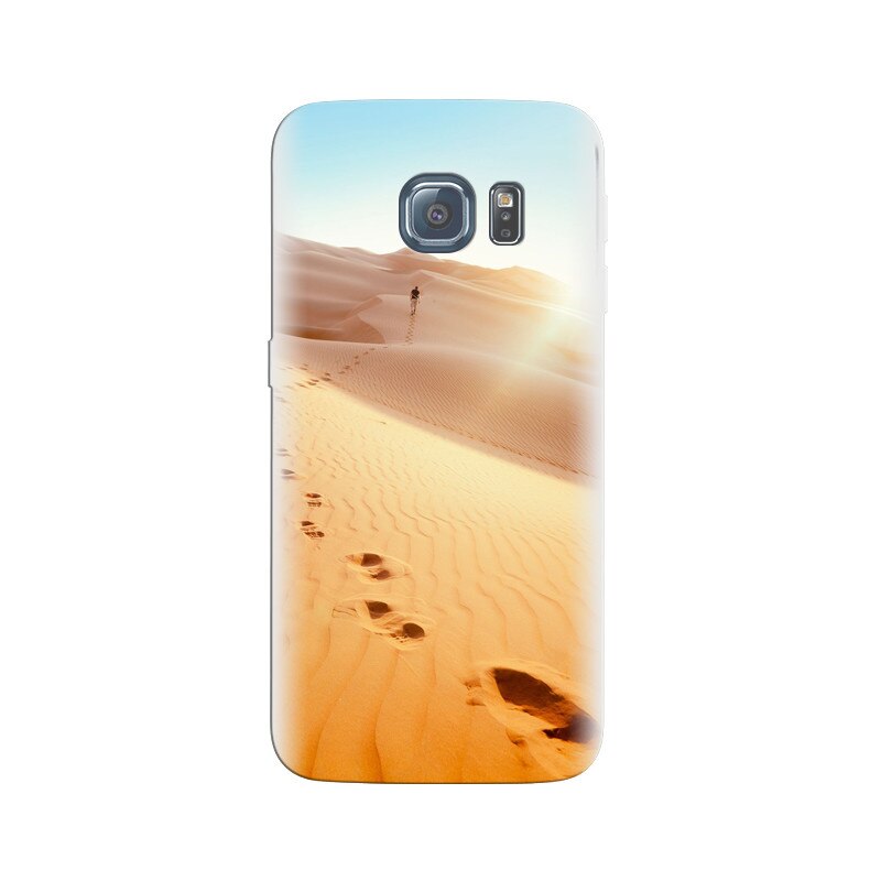 Husa Samsung S6 Man Footprints Desert