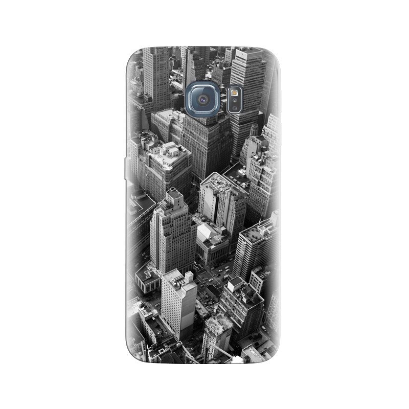 Husa Samsung S6 Edge Looking Down New York City Grayscale