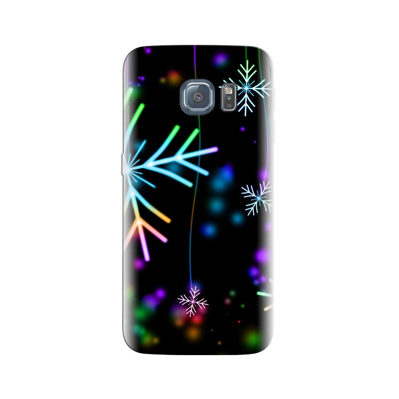 Husa Samsung S7 Neon Snowflakes