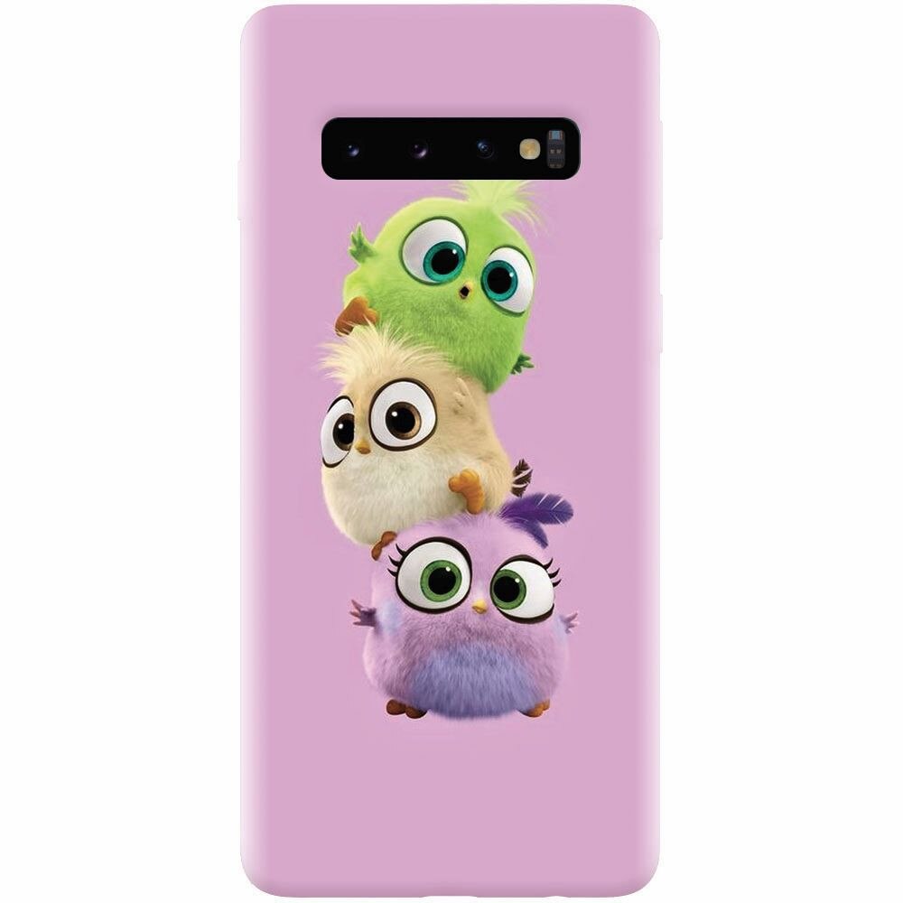 Husa silicon pentru Samsung Galaxy S10 Plus, Baby Birds