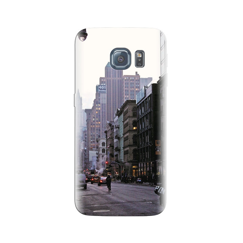 Husa Samsung S7 New York Street At Morning Background