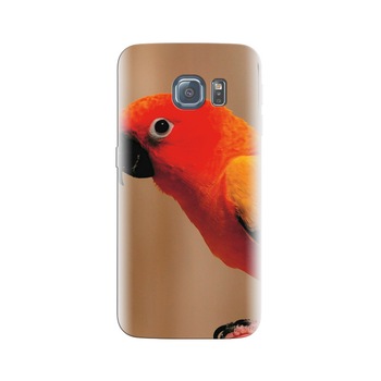 Husa Samsung S7 Orange Parrot Husa Samsung S7 Orange Parrot