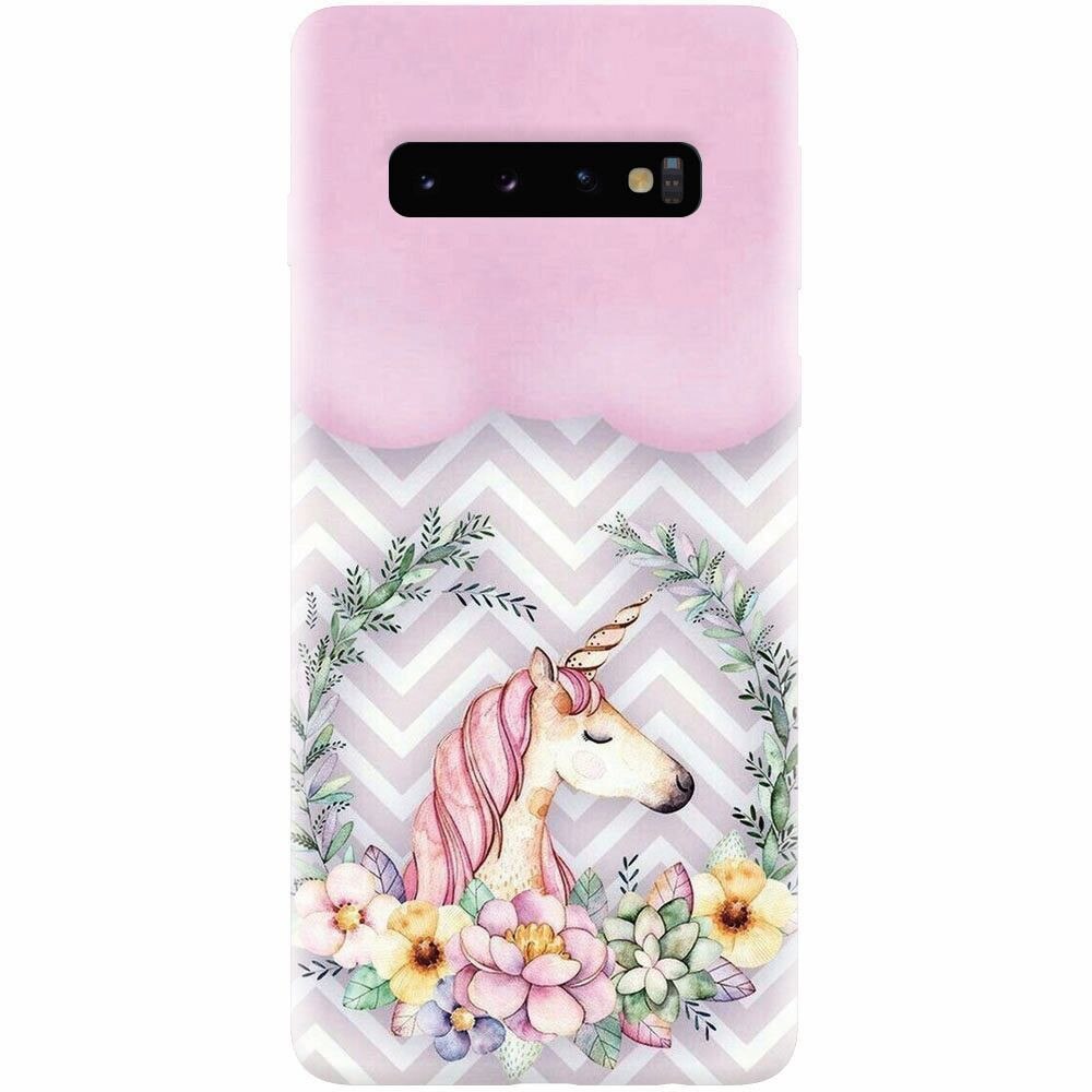 Husa silicon pentru Samsung Galaxy S10 Plus, Aesthetic Unicorn