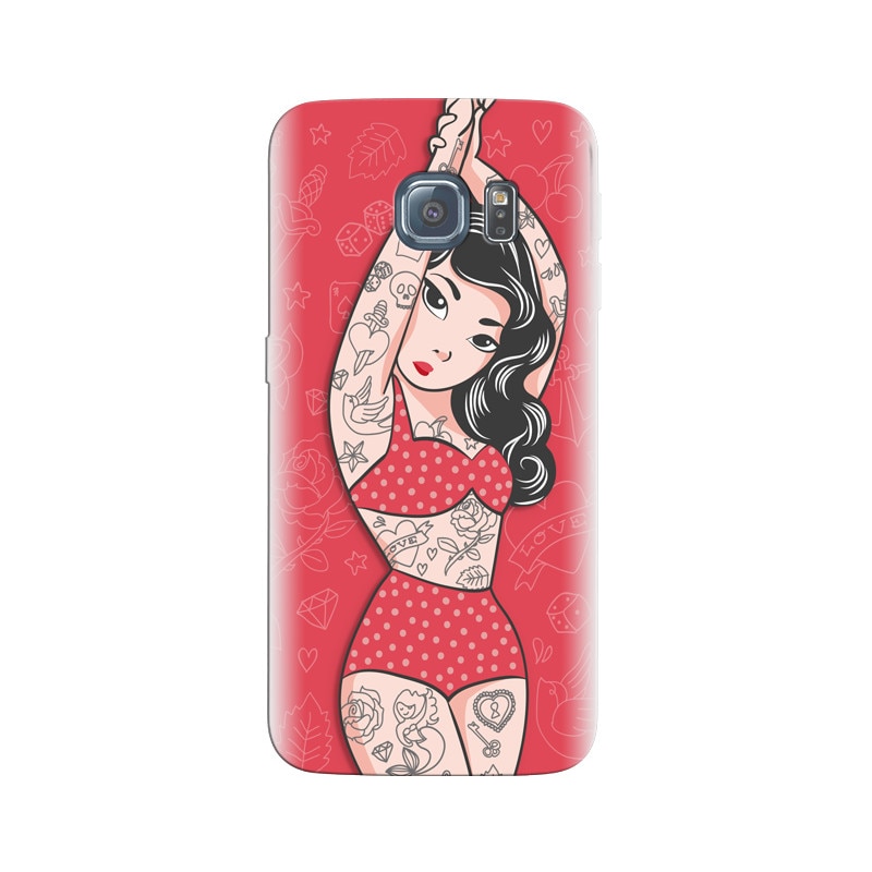 Husa Samsung S7 Edge Pin Up Girl Tattoo