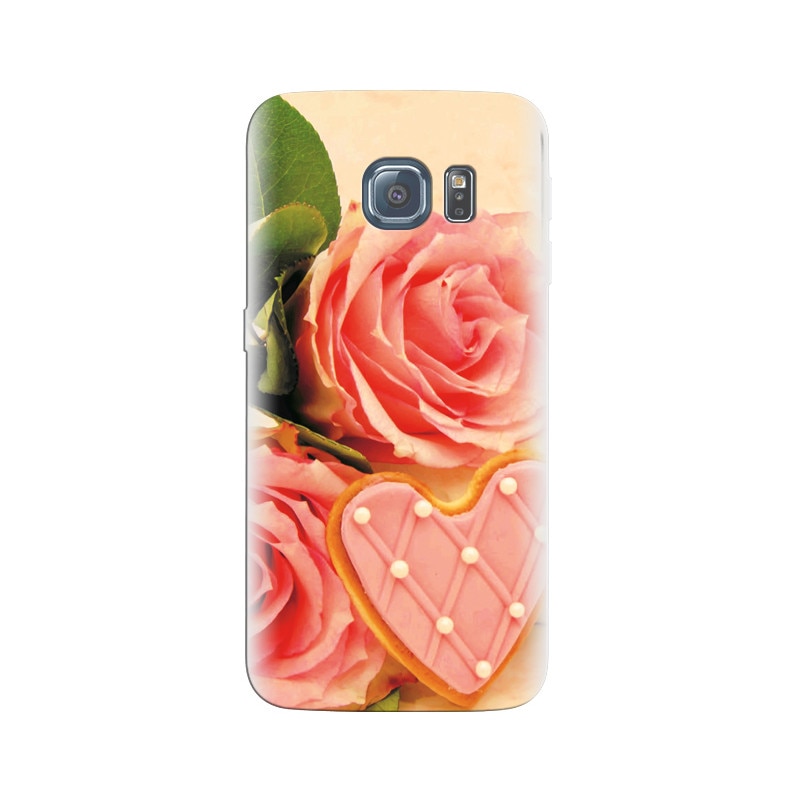 Husa Samsung S7 Pink Roses And Delicious Heart
