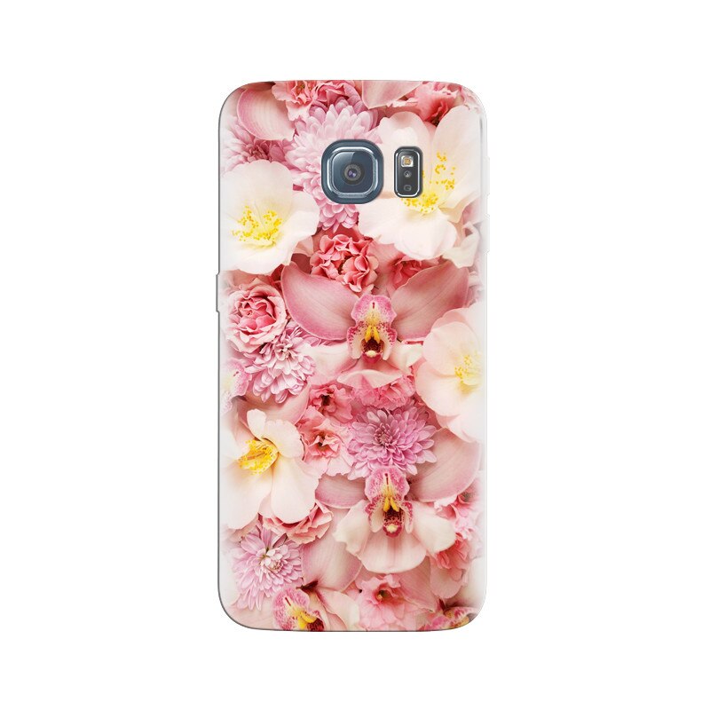 Husa Samsung S6 Pink Flower Phone 002