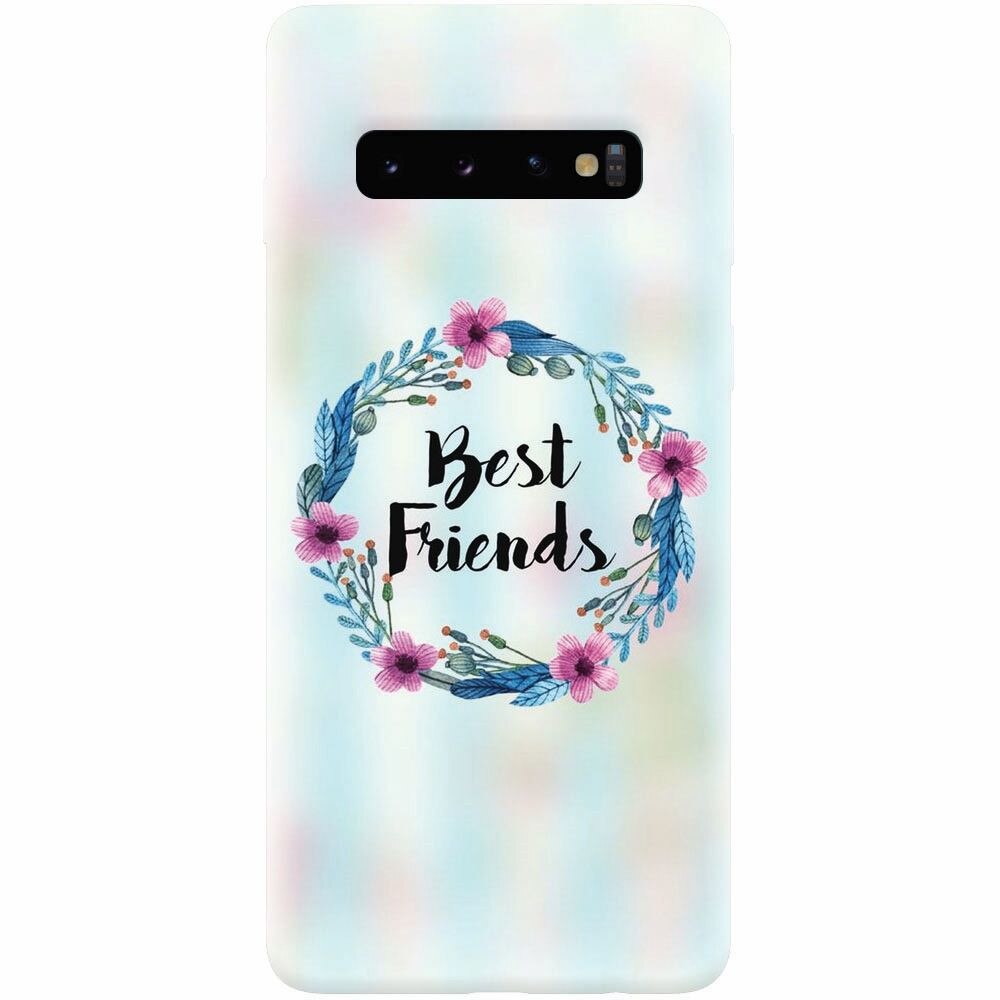 Husa silicon pentru Samsung Galaxy S10 Plus, Best Friends 001