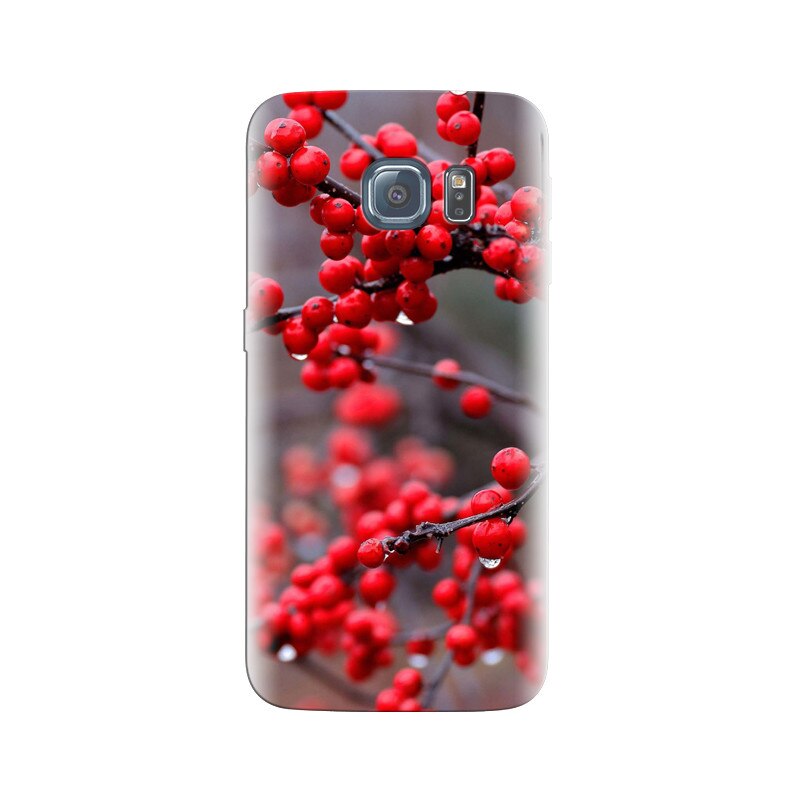 Husa Samsung S6 Red Cranberries Tree