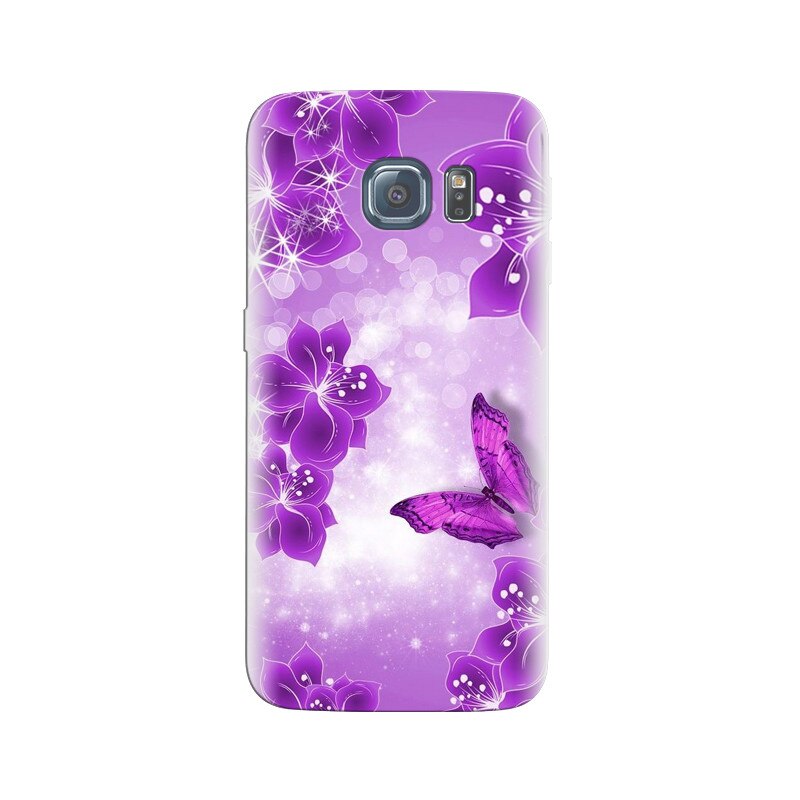 Husa Samsung S7 Purple Butterfly