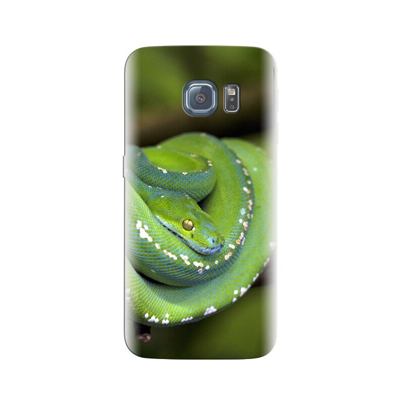Husa Samsung S6 Python Scales Green Branch Snake