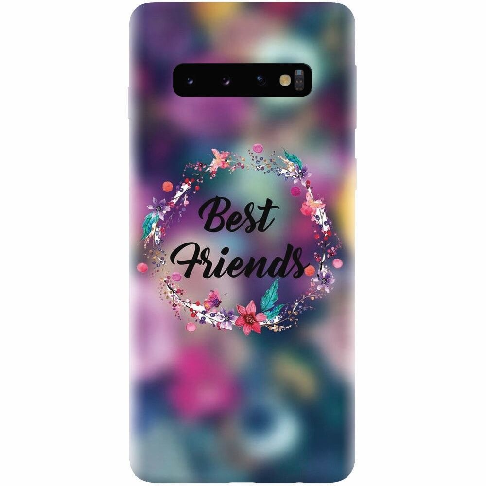Husa silicon pentru Samsung Galaxy S10 Plus, Best Friends