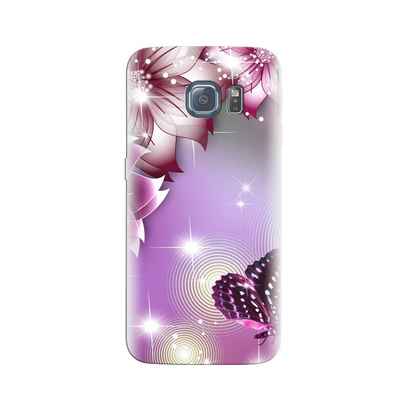Husa Samsung S7 Purple Butterfly Cellphone