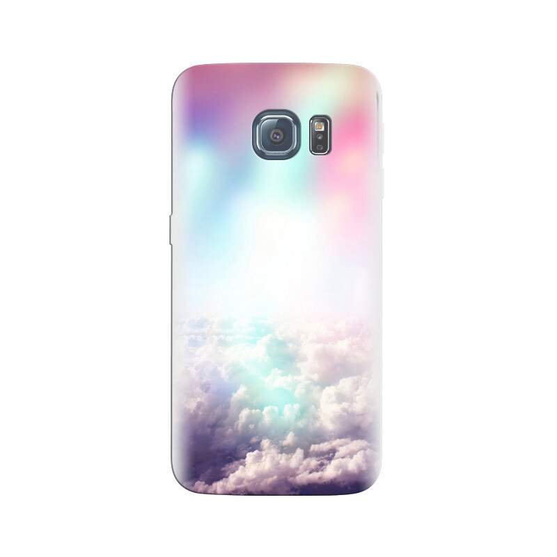 Husa Samsung S7 Rainbow Colors Over Fluffy Clouds Fantasy