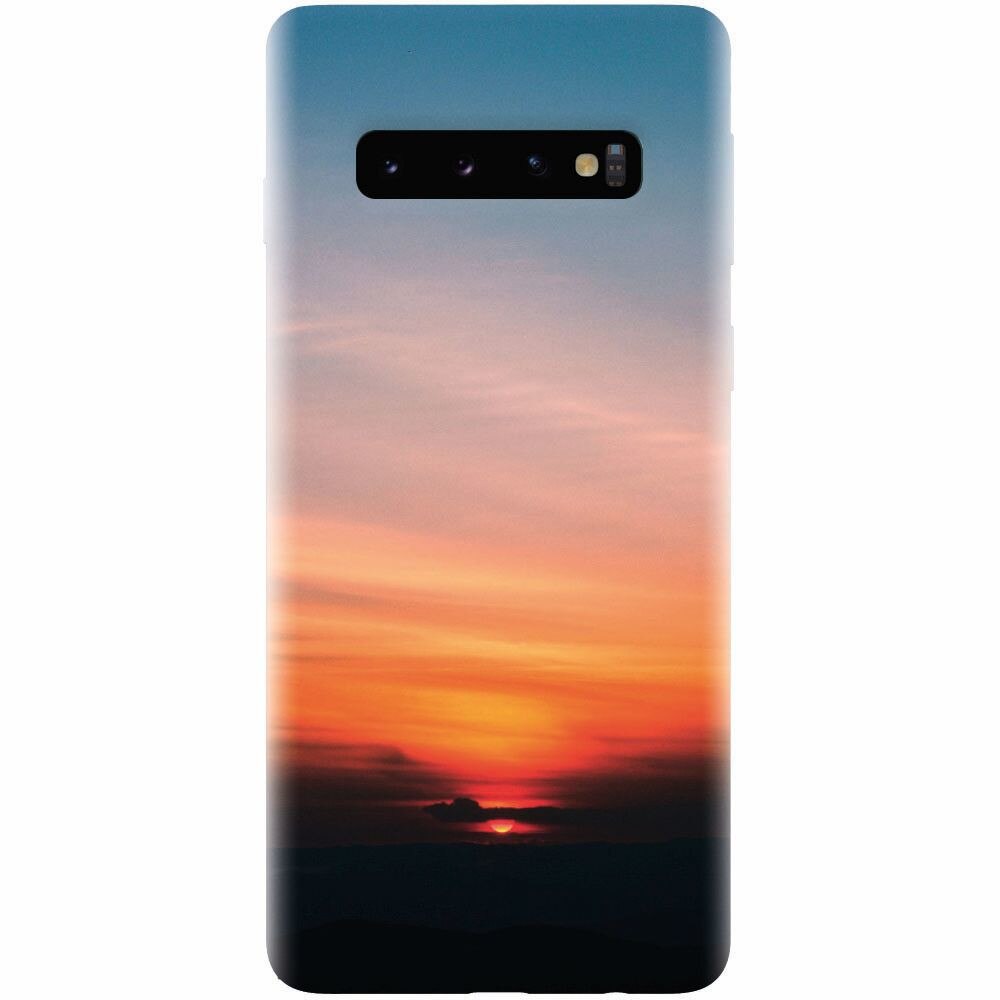 Husa silicon pentru Samsung Galaxy S10 Plus, Calm Clouds