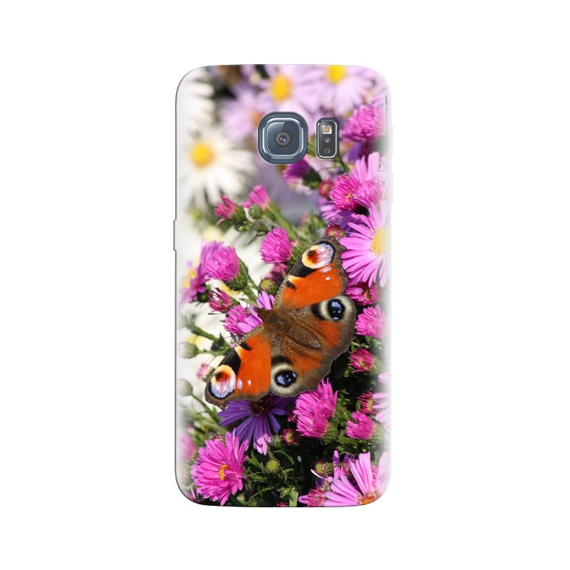 Husa Samsung S7 Edge Purple Flowers Phone 002