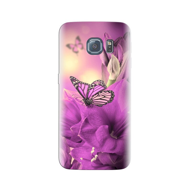 Husa Samsung S7 Purple Butterfly 002