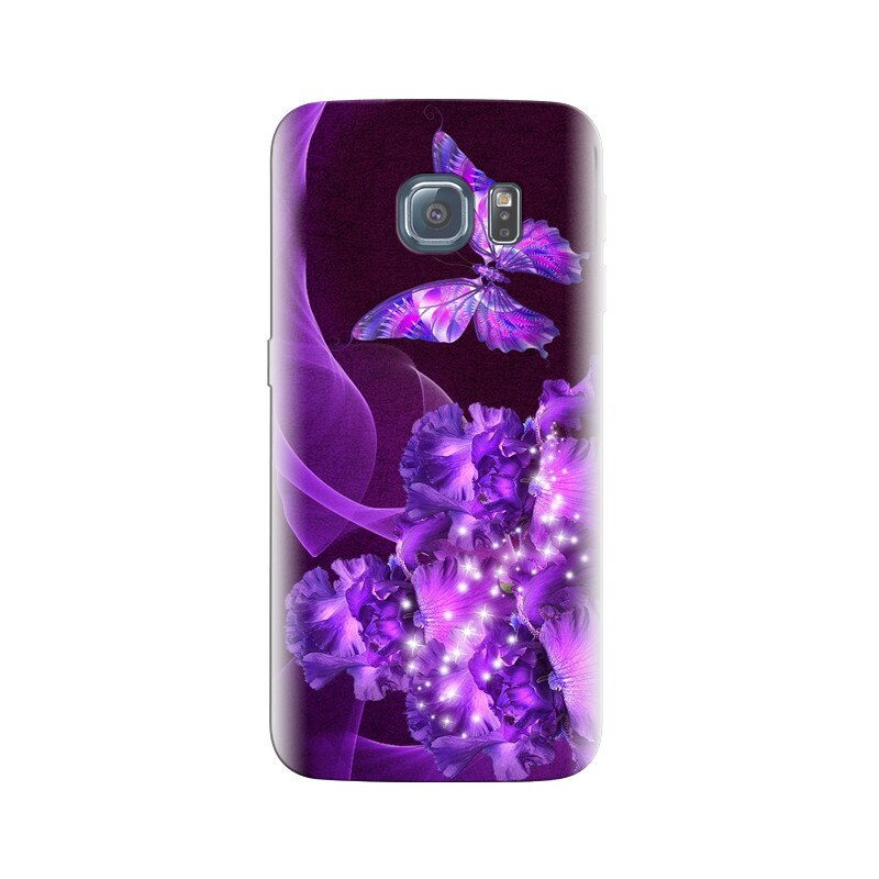 Husa Samsung S7 Edge Purple Butterfly 005