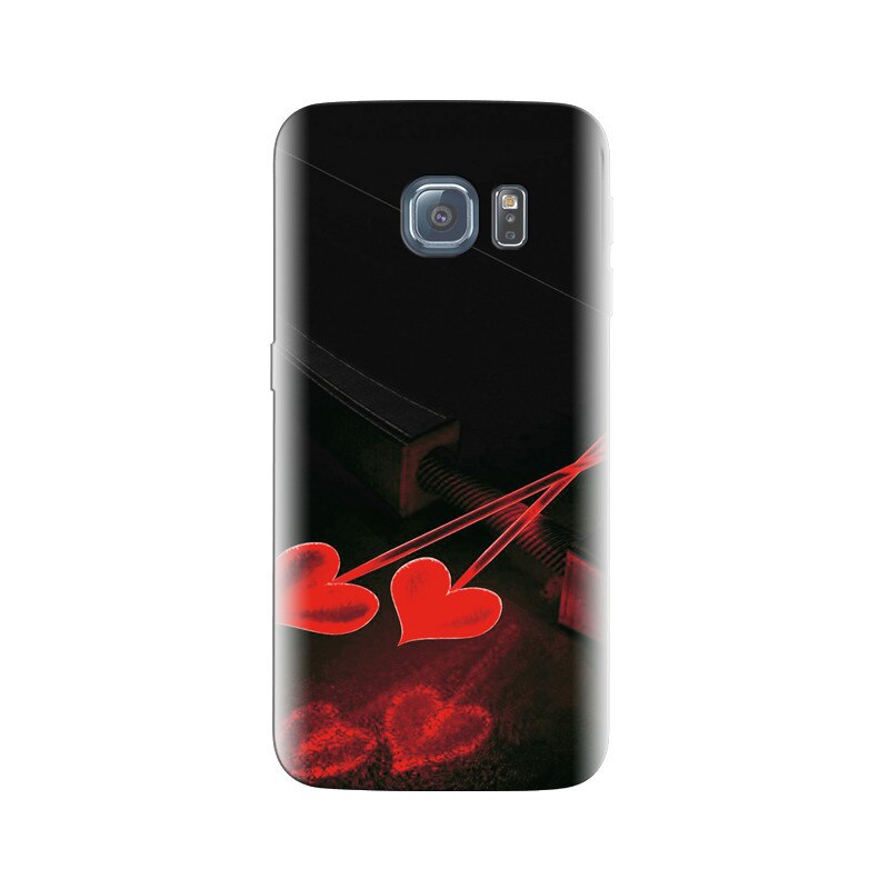 Husa Samsung S6 Edge Red Amazing Two Heart Hd Pictures