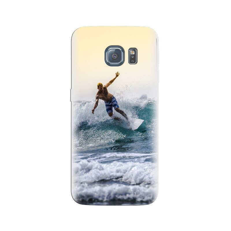 Husa Samsung S7 Edge Surfer Surfboard Sea Waves Horizon