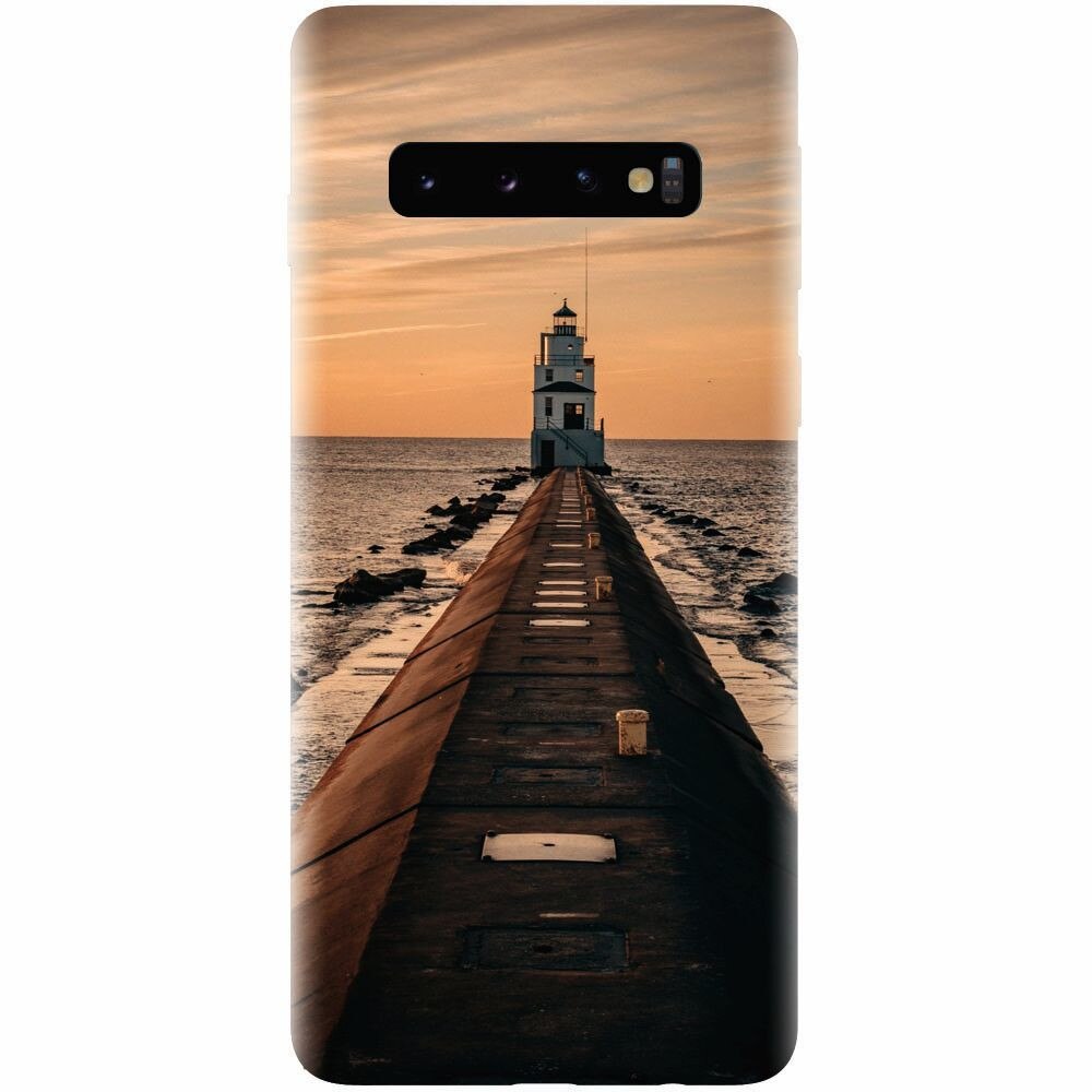 Husa silicon pentru Samsung Galaxy S10 Plus, Dawn Dusk