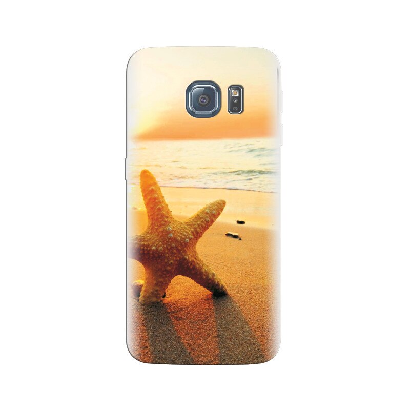 Husa Samsung S6 Starfish Sunset Time Beach Hd Images