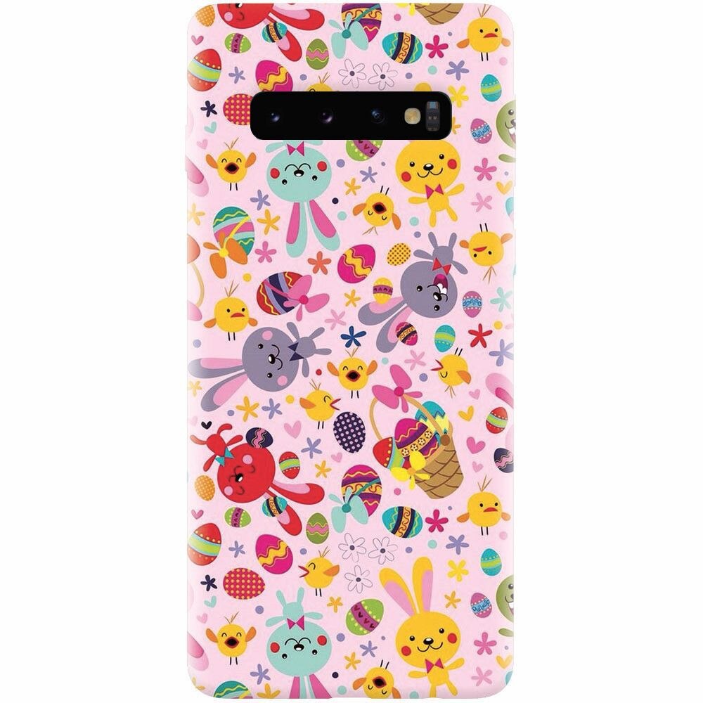 Husa silicon pentru Samsung Galaxy S10, Fun Easter Egg