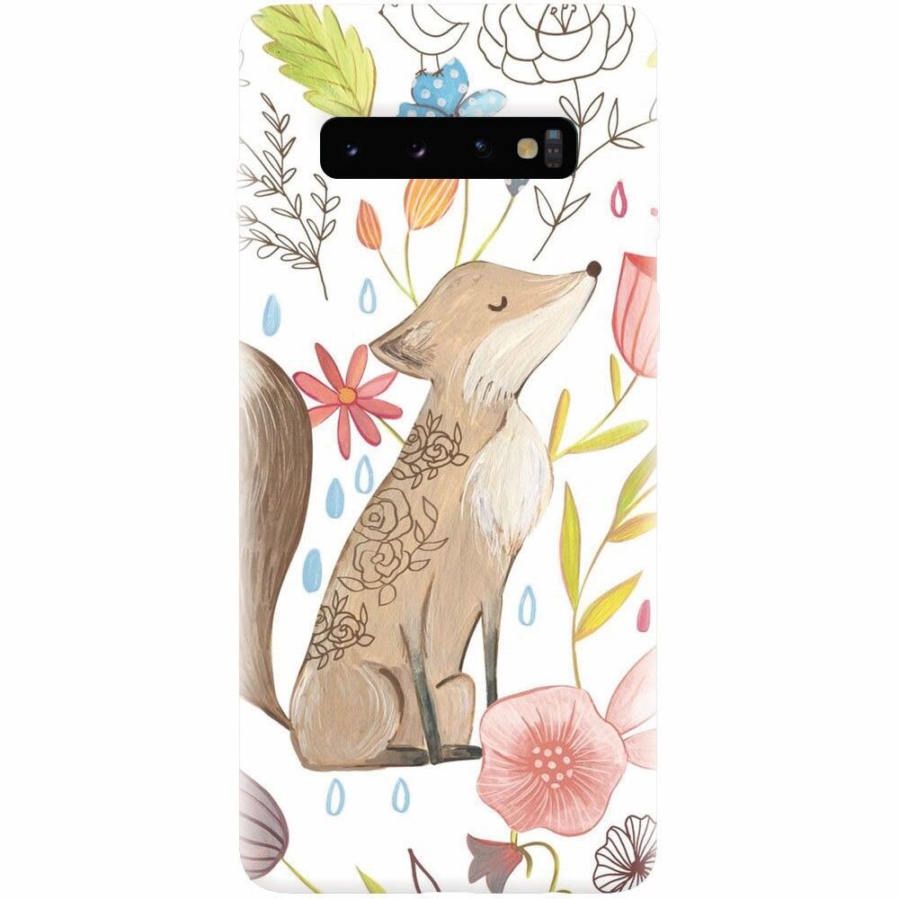 Husa silicon pentru Samsung Galaxy S10, Fox
