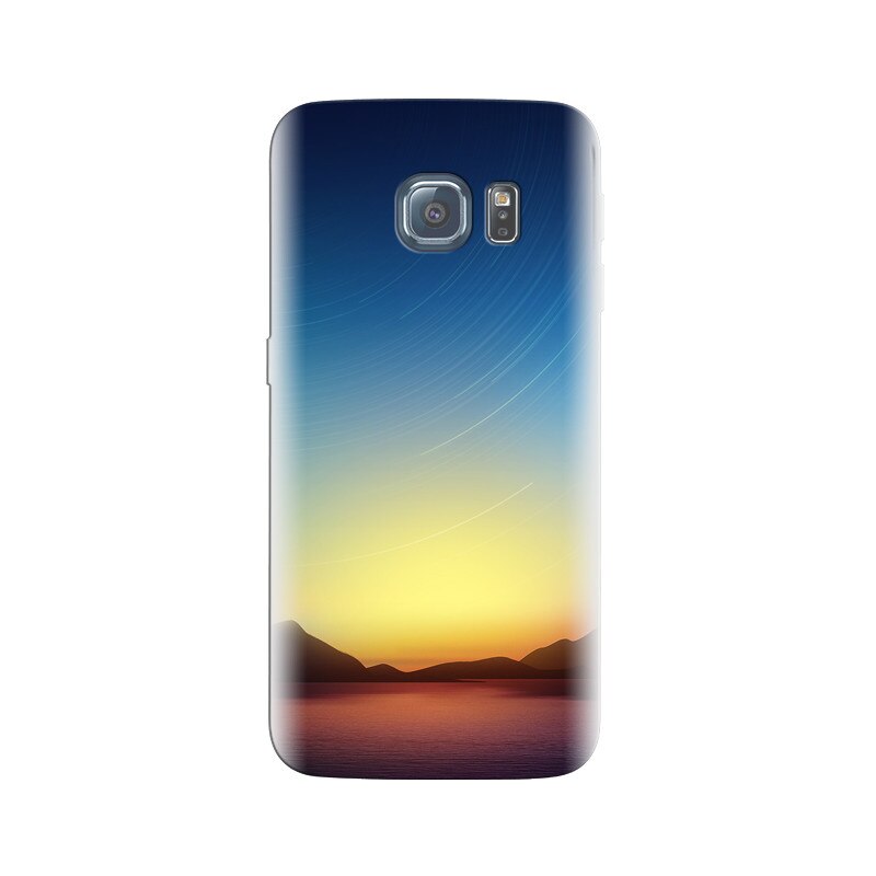 Husa Samsung S6 Star Trails Lake Dusk