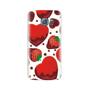 Husa Samsung S7 Strawberry And Hearts Photos Husa Samsung S7 Strawberry And Hearts Photos