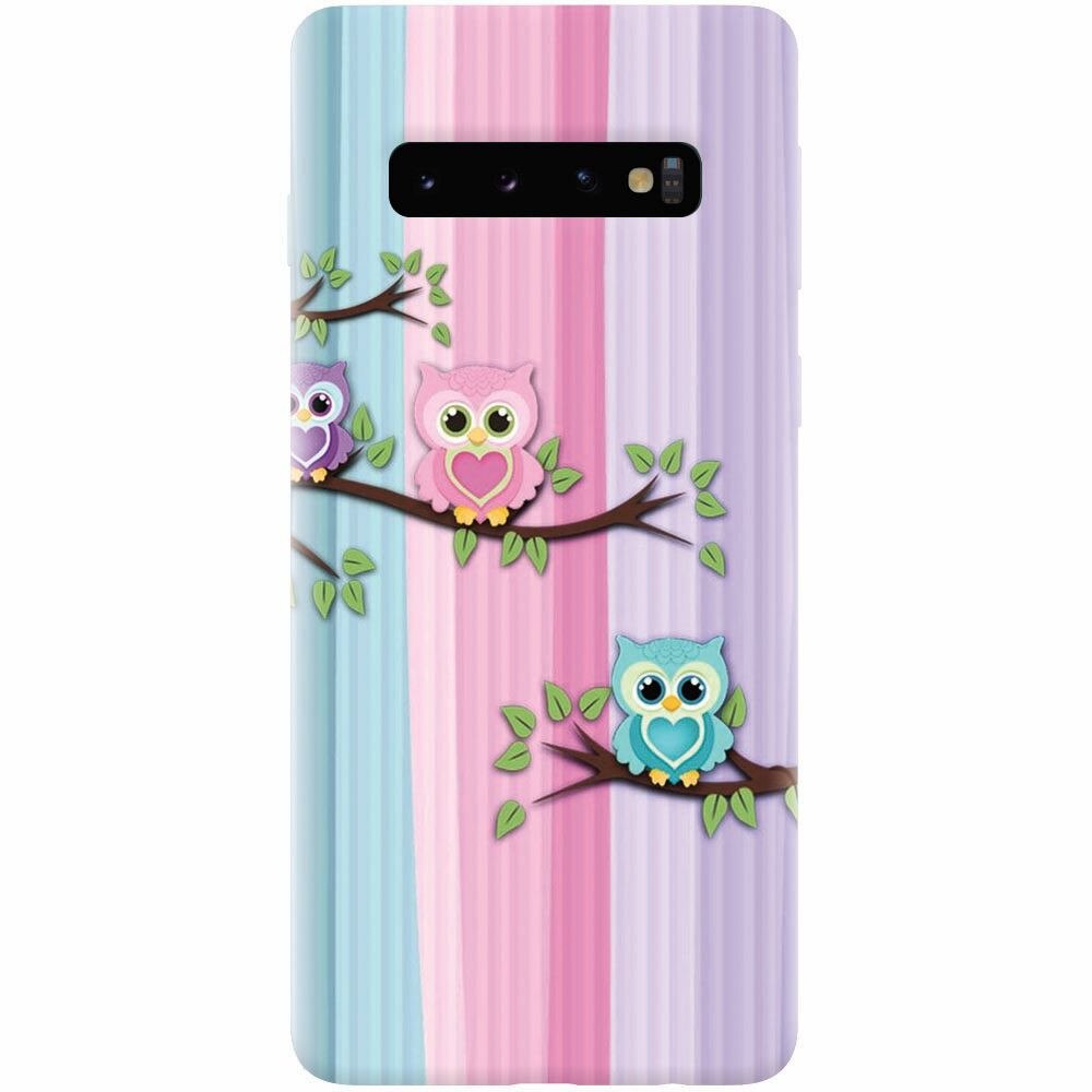 Husa silicon pentru Samsung Galaxy S10 Plus, Cute Owl