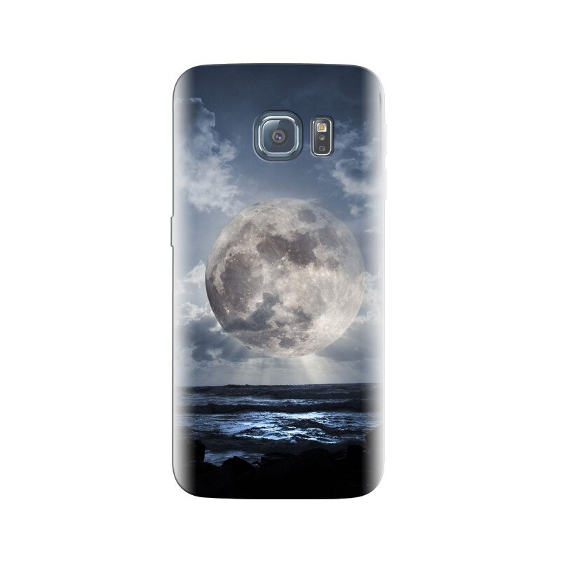 Husa Samsung S7 Edge Super Moon Over Sea