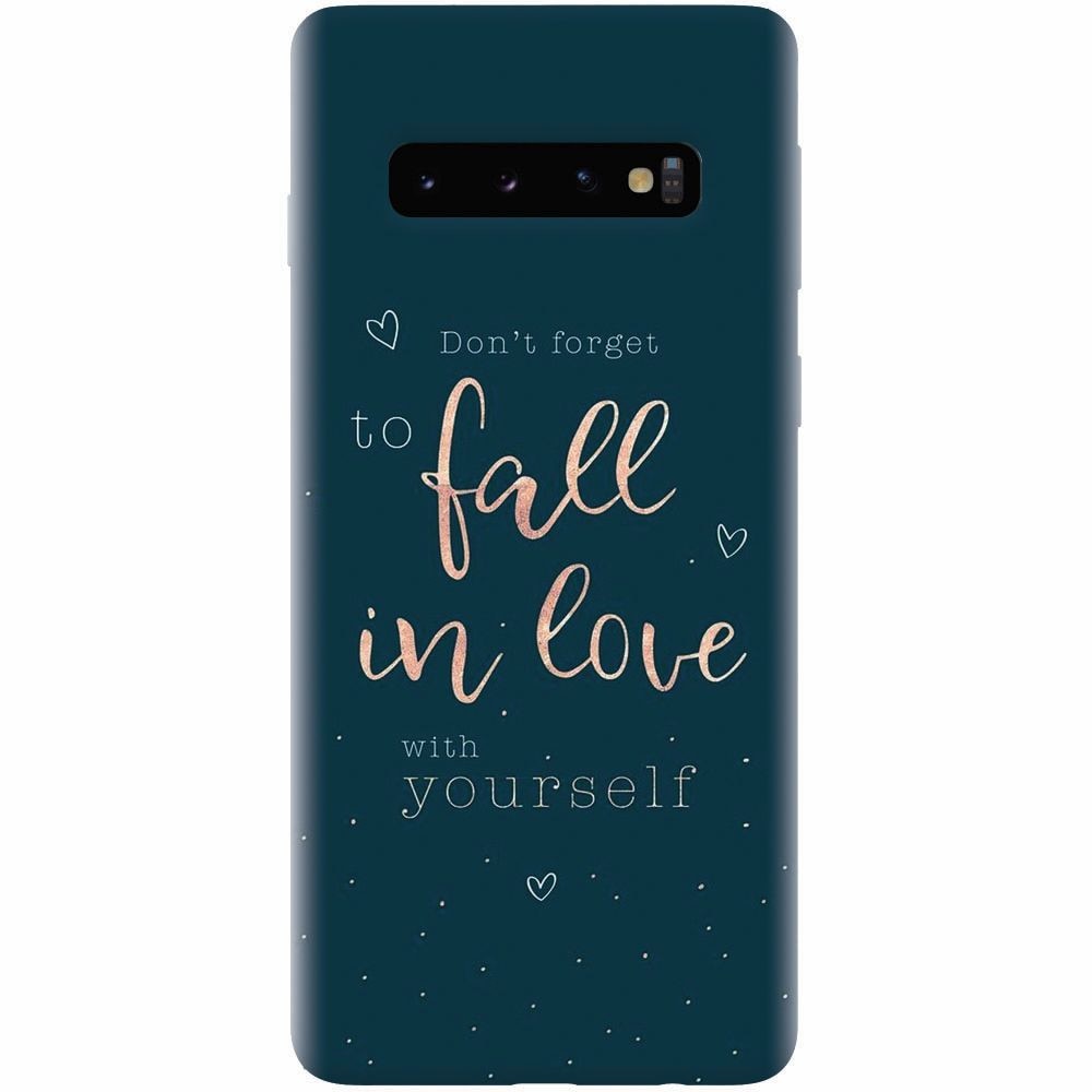 Husa silicon pentru Samsung Galaxy S10 Plus, Fall In Love