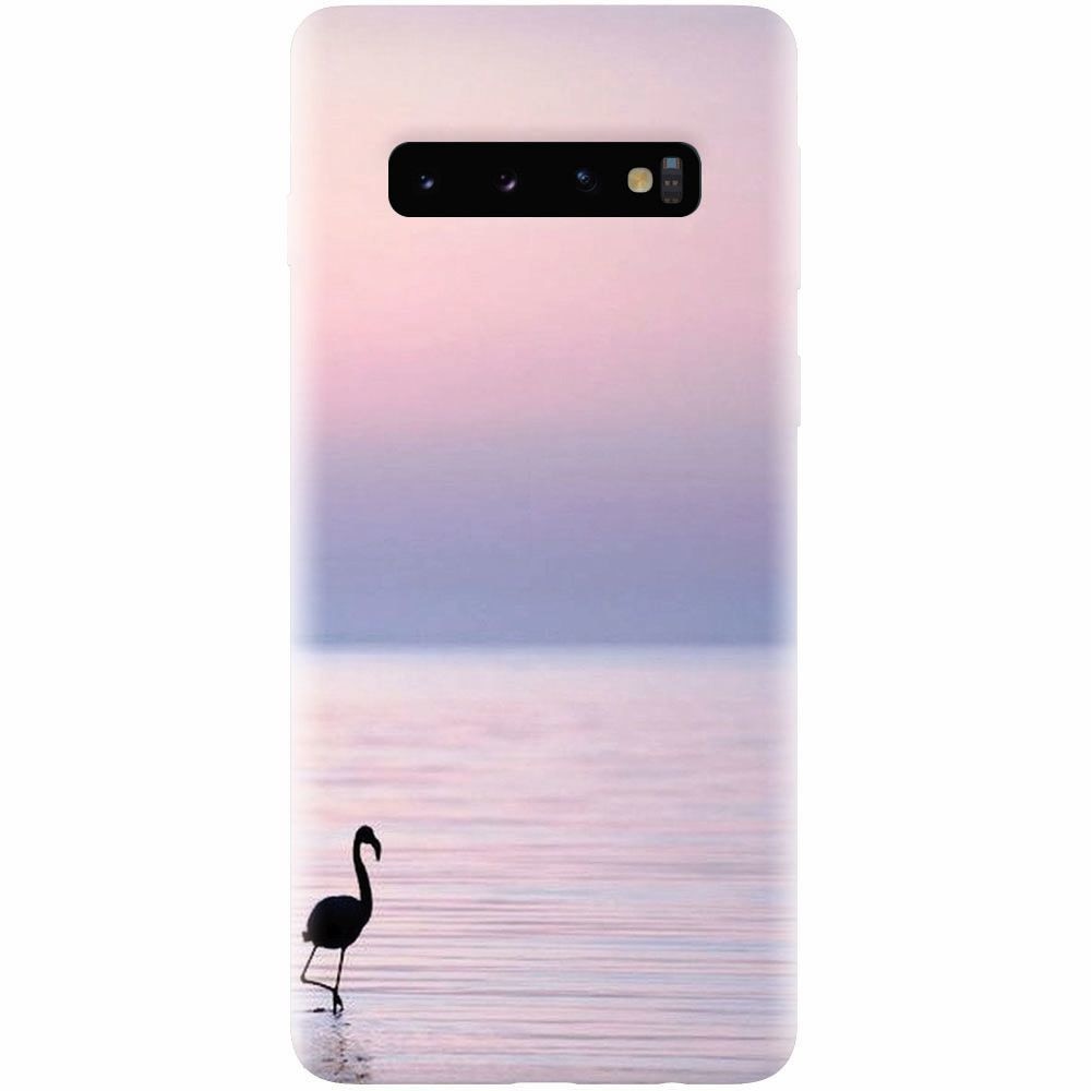Husa silicon pentru Samsung Galaxy S10, Flaminsgo Sunset