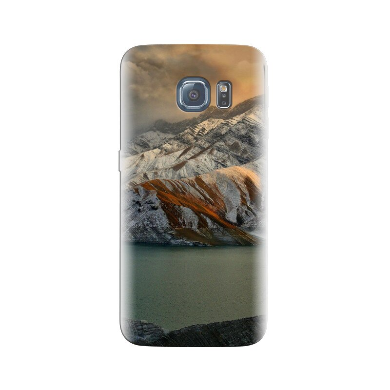 Husa Samsung S6 Surreal Sunset Snow Mountains Lake