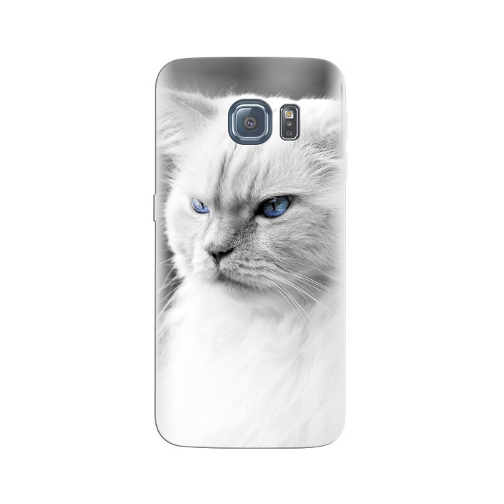 Husa din silicon compatibila cu Samsung Galaxy S6 - model The Boss