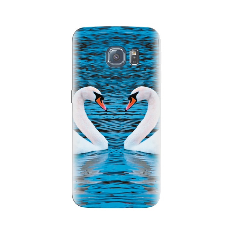 Husa Samsung S7 Edge Two Very Beautiful Swan High Resolution Pics