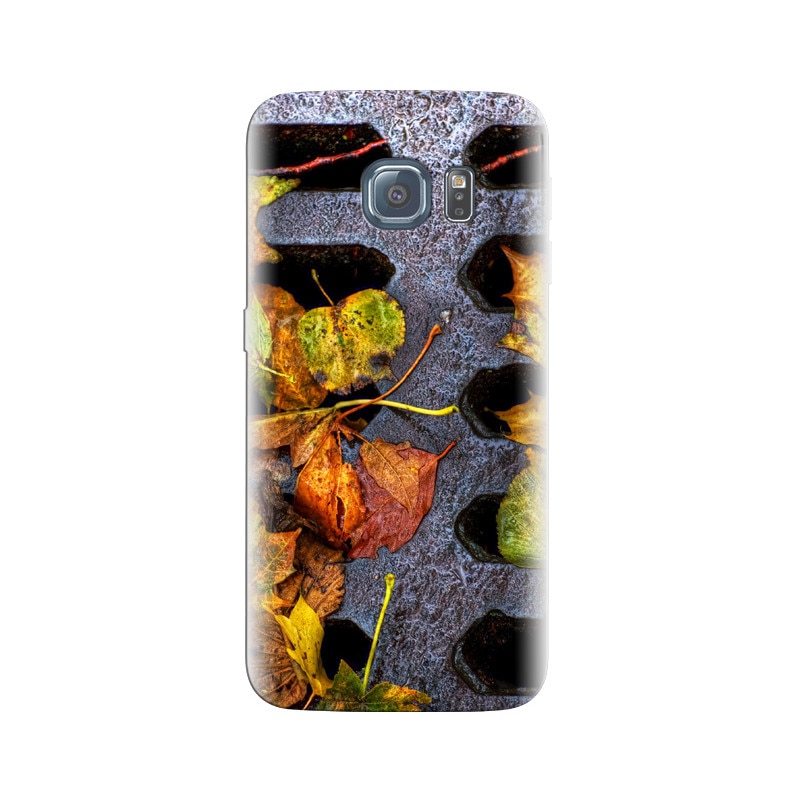 Husa Samsung S7 Edge Urban Sewer Autumn Fallen Leaves