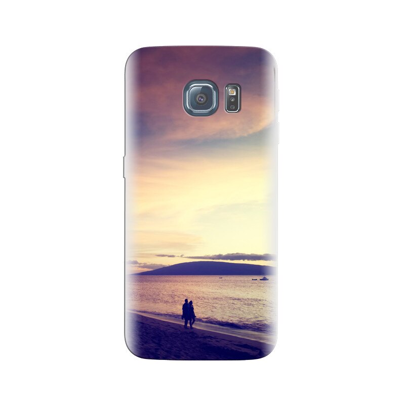 Husa Samsung S6 Walk At The Beach Sunset