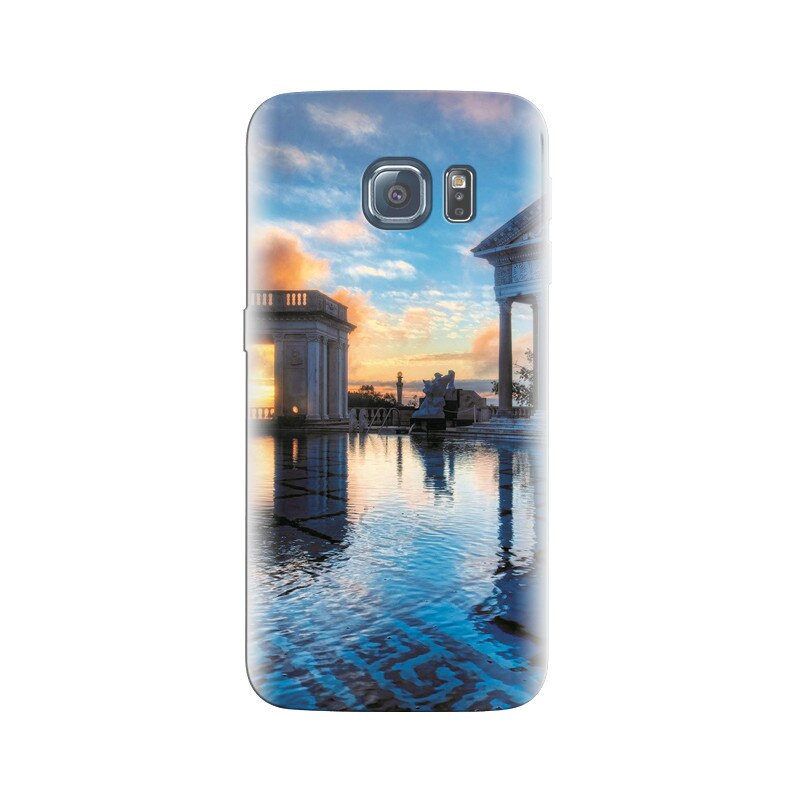 Husa Samsung S6 Water Architecture Attractive Building Background